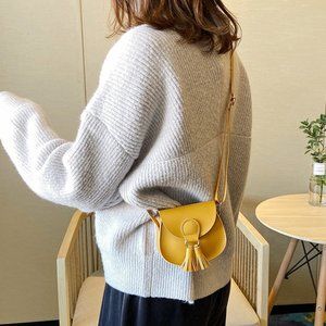 Handbags Coin Purse Tassel Leather Shoulder Bag